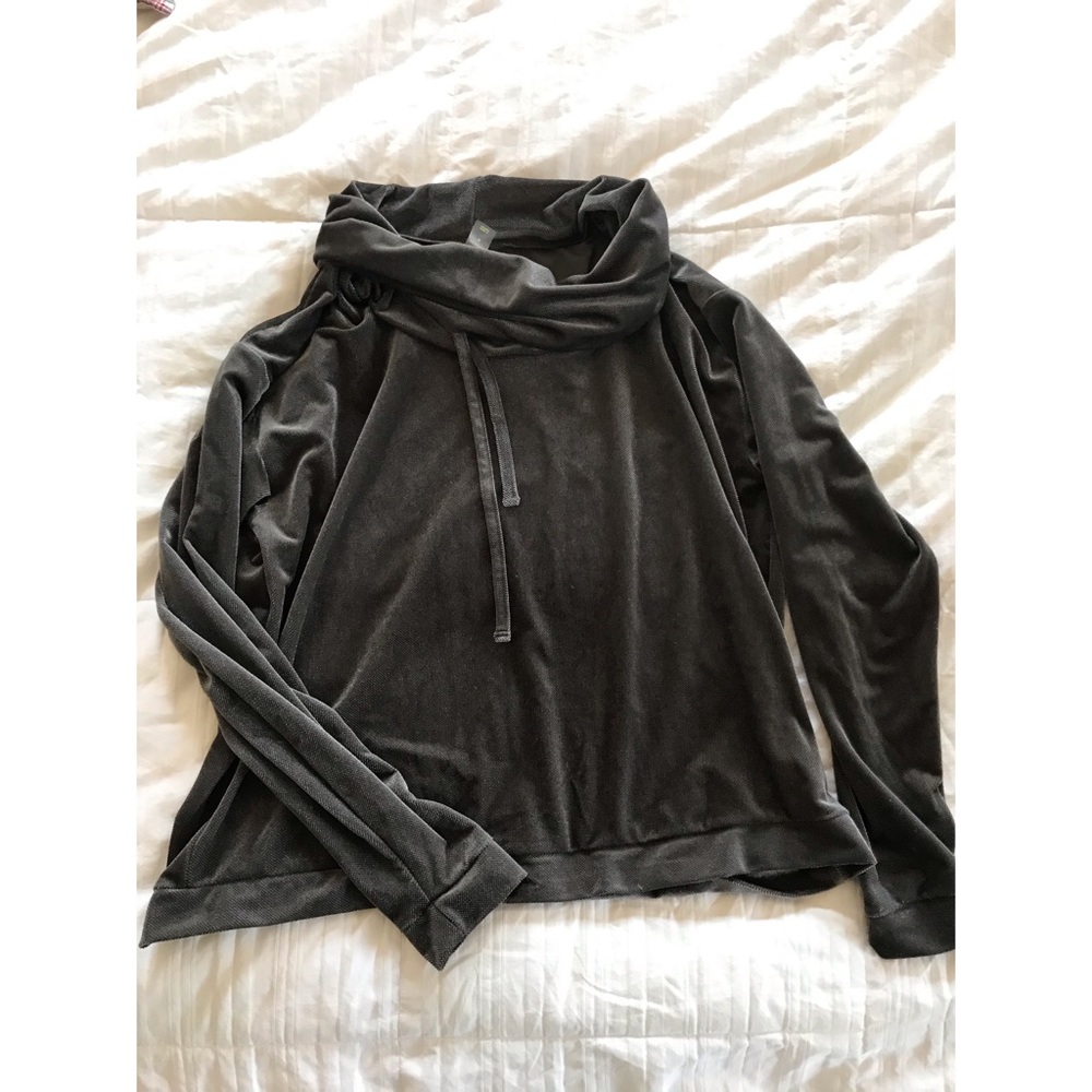 Cowl Neck Athletic Long Sleeve Top